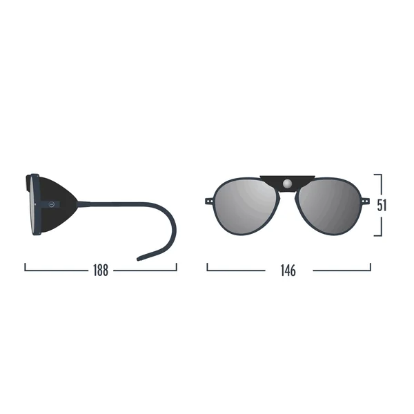 Izipizi Glacier Plus Sunglasses (Black - Polarized)