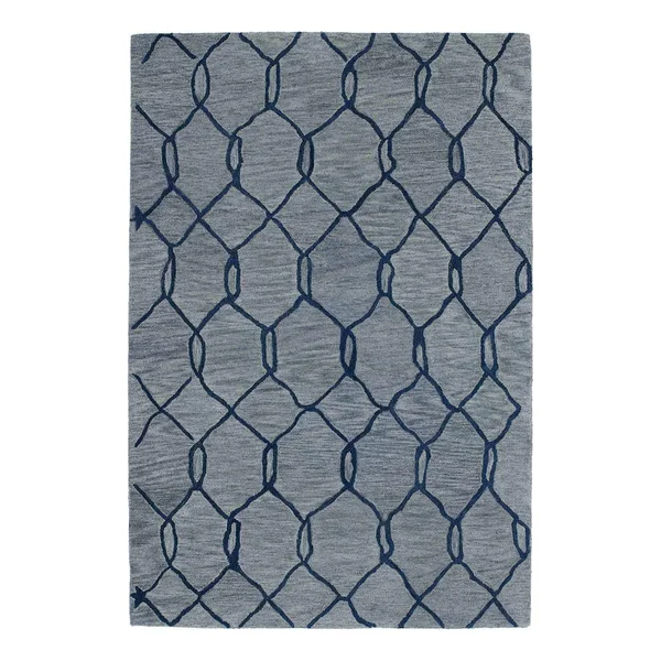 Kaleen Casablanca Rug Blue 8& x 11&