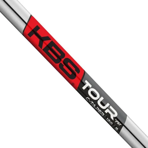 KBS Tour C-Taper Shaft 120g, S-Flex, #6 Iron - 39 inch, Size: 120, Gray