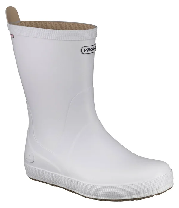 Viking Seilas White, Mens/Women Wellington Boots, Size US 5.5 - Color White