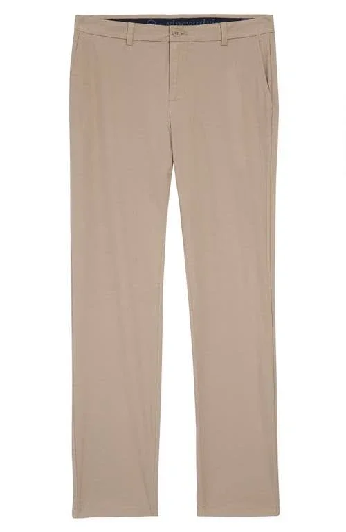Vineyard Vines Performance Slim On-The-Go Pants Men's Casual Pants Khaki : 30 34