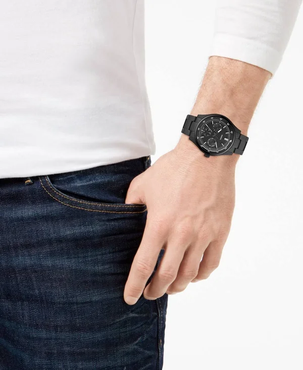 Fossil Men's Belmar Multifunction Stainless Steel Watch - Black
