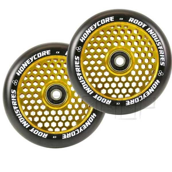 Root Industries - 120mm Honeycore Wheels - Black, Gold