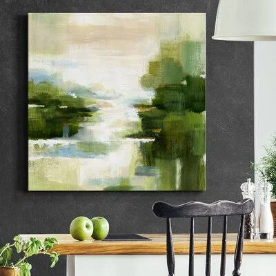 Verte View - Wrapped Canvas Painting Print Wrought Studio Size: 40x22 H x 40x22 W x 1.5x22 D