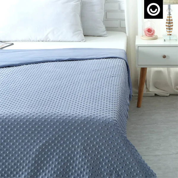 Wesley Weighted Blanket Light Blue, 41x22x60x22 6 lbs