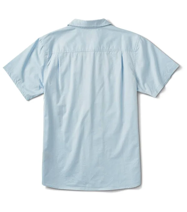 Well Worn Organic Cotton Button Up Shirt Light Blue - S