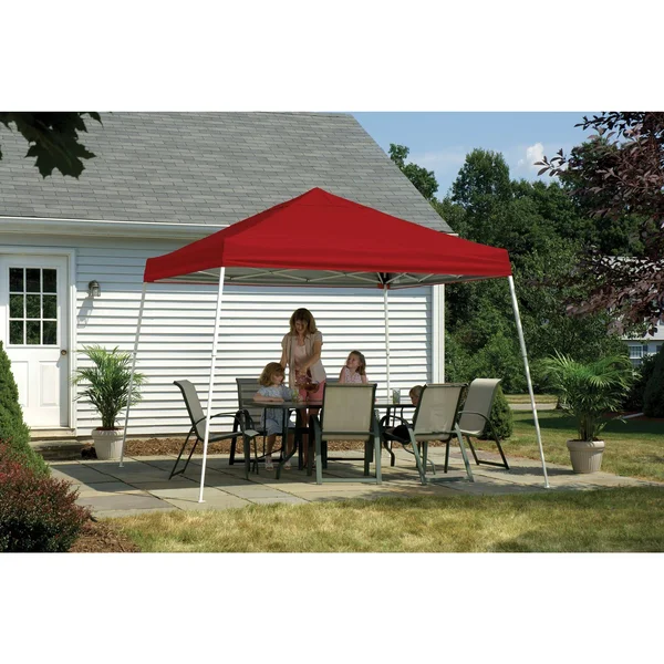 ShelterLogic 12 ft. x 12 ft. Sport Pop Up Canopy - Slant Leg, White