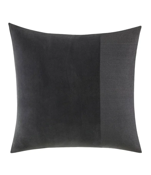 Vera Wang Shadow Stripe Euro Sham - Charcoal