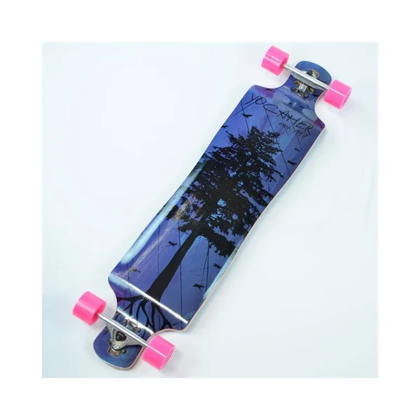 Yocaher Lowrider Longboard Complete - in The Pines : Blue