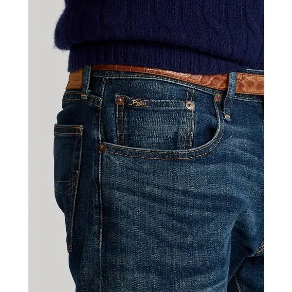 Ralph Lauren Men's Hampton Relaxed Straight Jean - Size 30 in Rockford Stretch