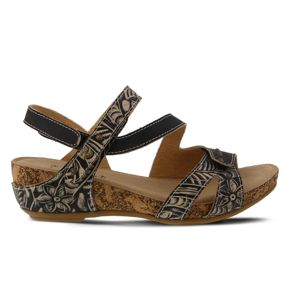 L&Artiste by Spring Step Women's Quilana Strappy Sandal - Size: 42, Light Beige