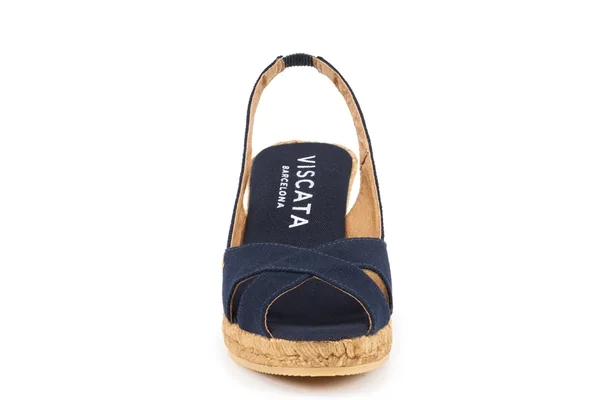 Calella Women's Slingback Wedge Espadrille, Viscata 10 US (41EU), Navy Blue
