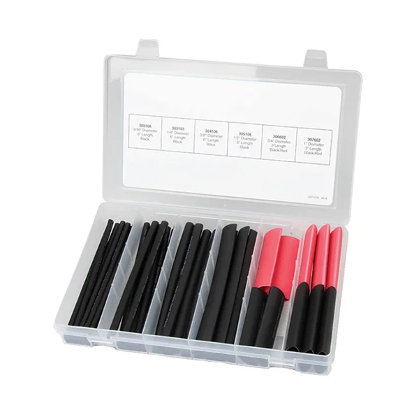 Ancor 330101 47-Piece Adhesive Lined Heat Shrink Tubing Kit