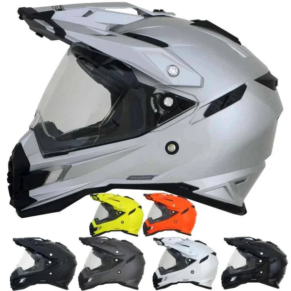AFX FX-41DS Flat Black Helmet