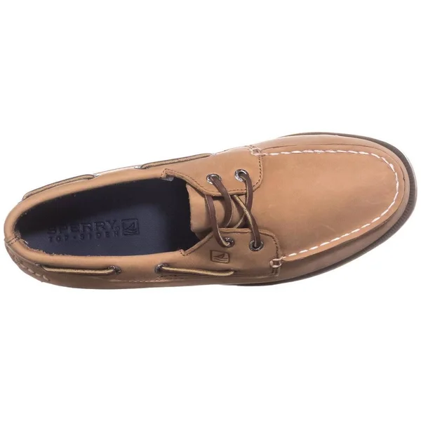 Sperry Top-Sider Boys& Authentic Original, Size: 7 US, 40 EU, Sahara Leather