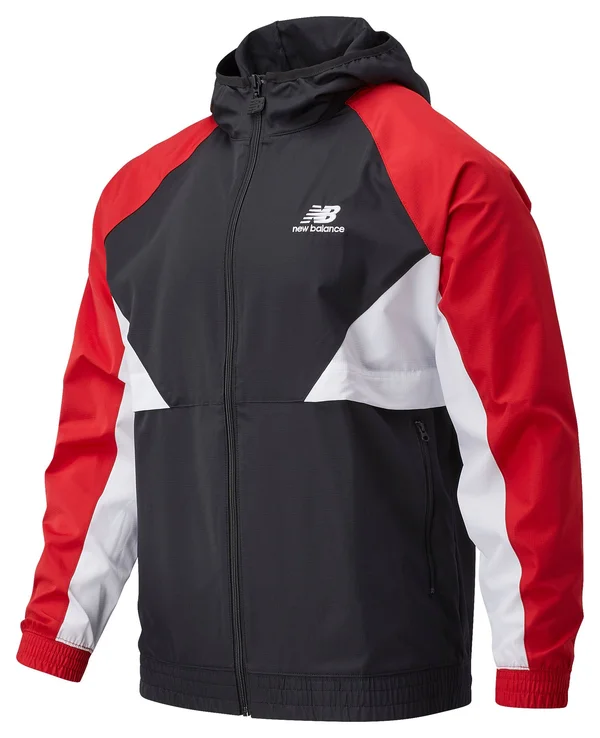 New Balance Men's NB Athletics Podium Windbreaker Red - MJ03502REP - S