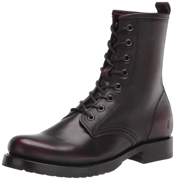 Frye Veronica Combat 3472489 - 8, Black Scarlet