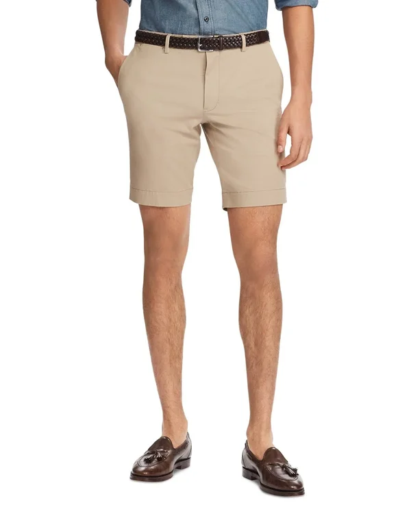 Polo Ralph Lauren Men's Better Slim-Fit Chino Shorts - Khaki - Size 42