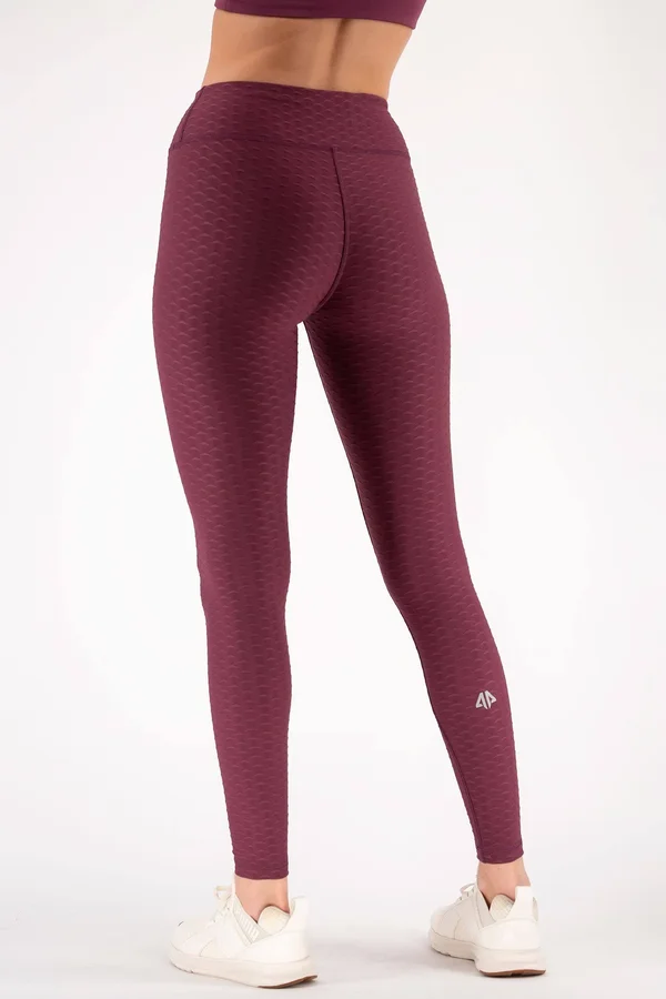 Lux Leggings - Textured - Violet 2XL by Alpha Prime