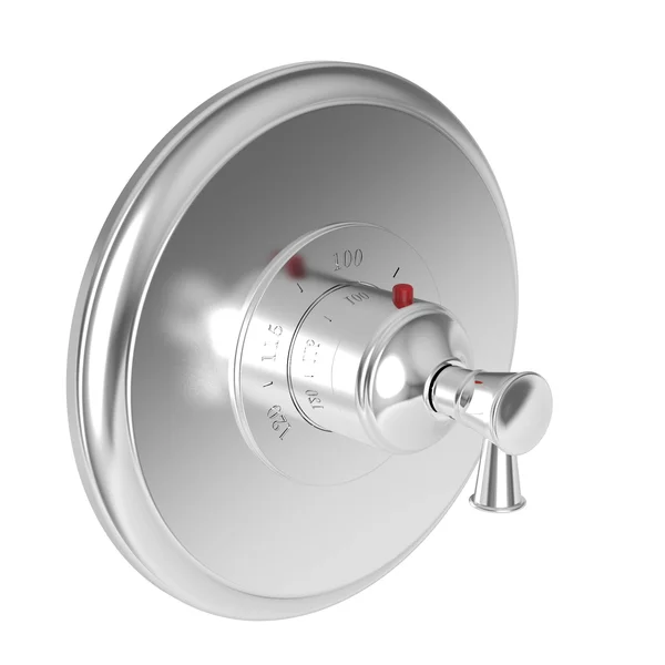 Newport Brass 3-2914TR/15A 3/4x22 Round Thermostatic Trim Plate with Handle, Antique Nickel