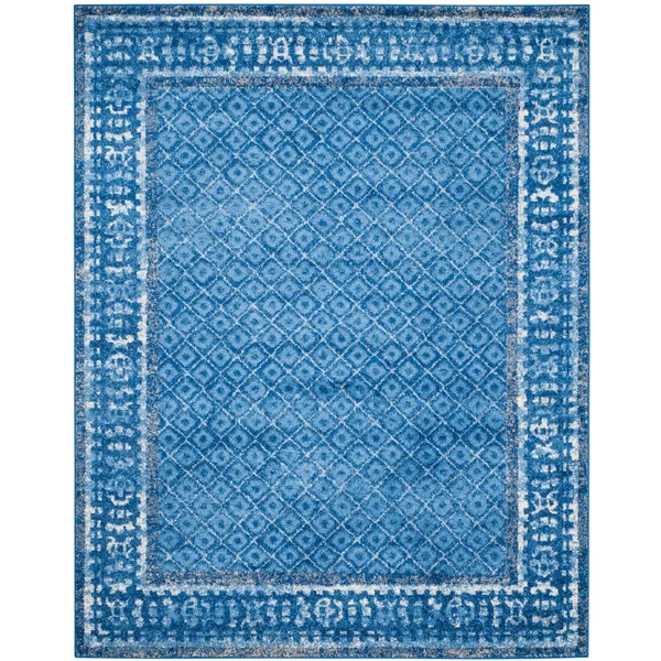 Safavieh Adirondack ADR110D 2&6x22 x 10&0x22 Runner Silver, Blue Area Rug