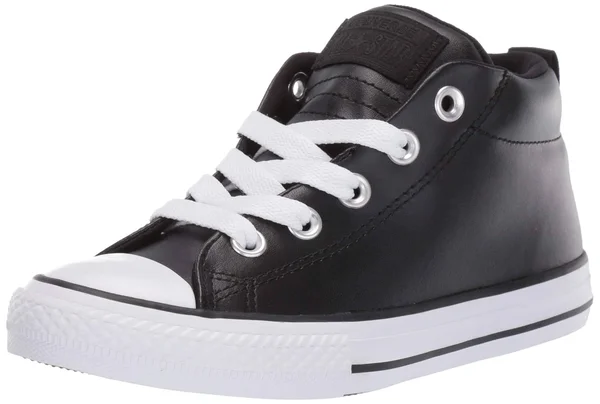 Converse Kids Chuck Taylor All Star Street Leather Mid Top Sneaker