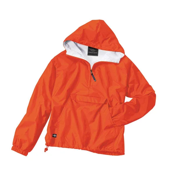 Charles River Apparel Classic Solid Pullover Orange XL