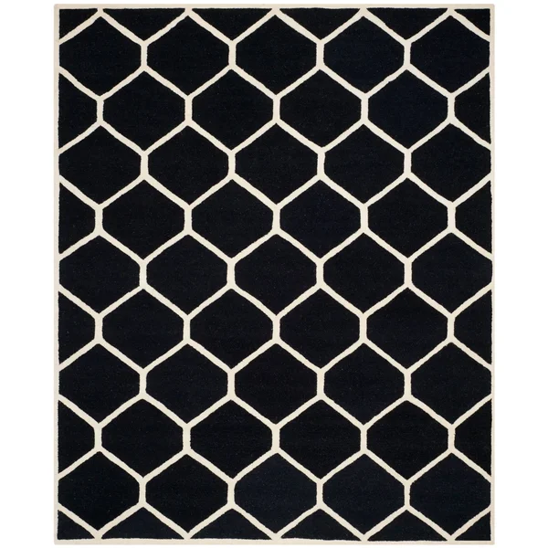 Safavieh Cambridge Navy Blue & Ivory 5& x 8& Rug
