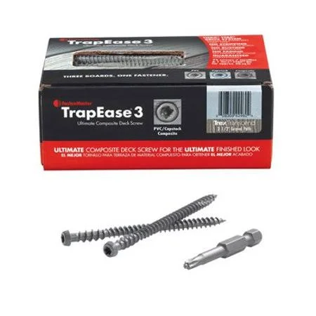 Olympic PPG FMTR3-212-75ENBD FastenMaster TrapEase 3 Designed for Cap Stock PVC & Composite Decking Color Beach Dune 75 Piec