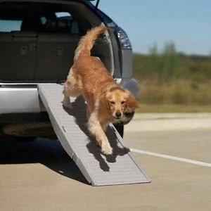 Frisco Tri-Fold Travel Dog Car Ramp - Gray