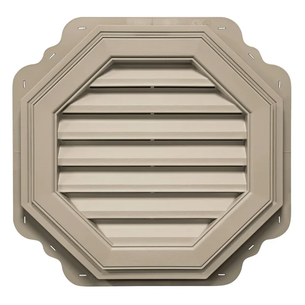Mid America Octagon Vinyl Gable Vents - 22 inch - 039 Pinewood by BuyMBS.com