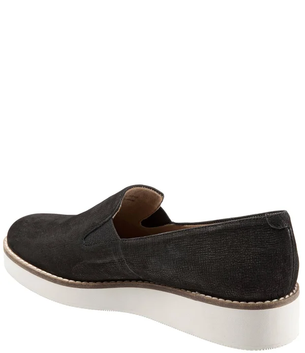 Softwalk Women's Whistle Slip On - Size: 9, Black