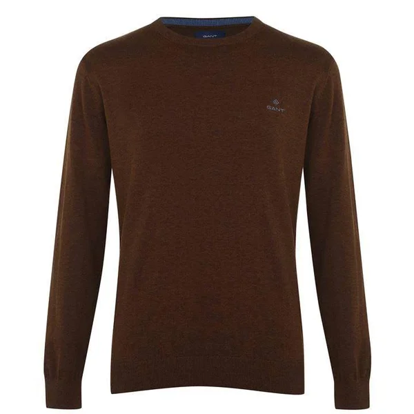 Gant Cotton Crew Jumper - Size 2x Large, Olive 292