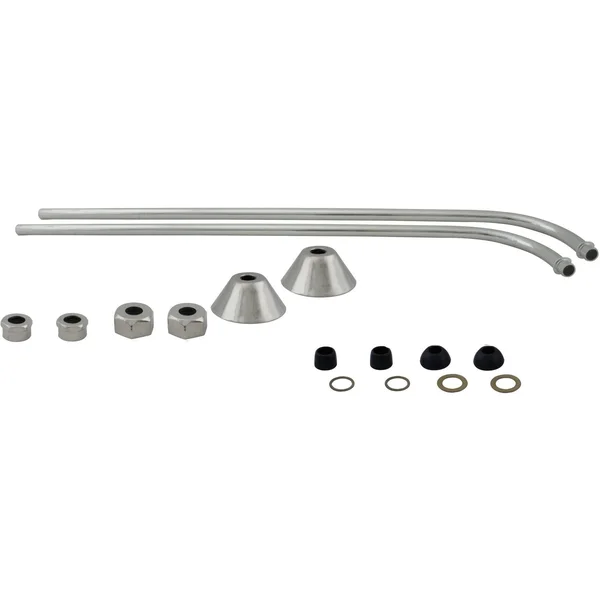 Westbrass D135-07 Single Offset Bath Supply - Satin Nickel