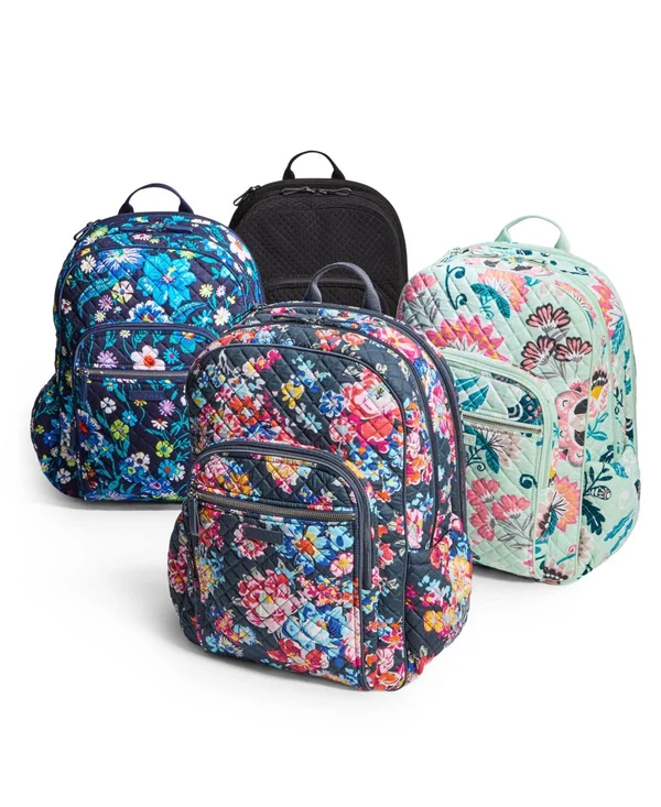 Vera Bradley Campus Backpack, Red, Mulled Wine