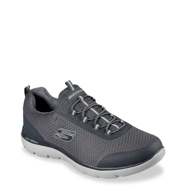 Skechers Men's Summits Repinski Sneaker, Charcoal