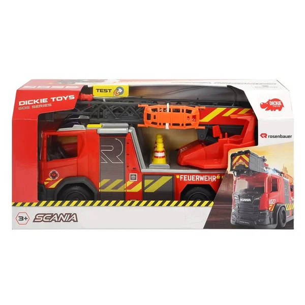 Dickie 203716017 SCANIA Drehleiter