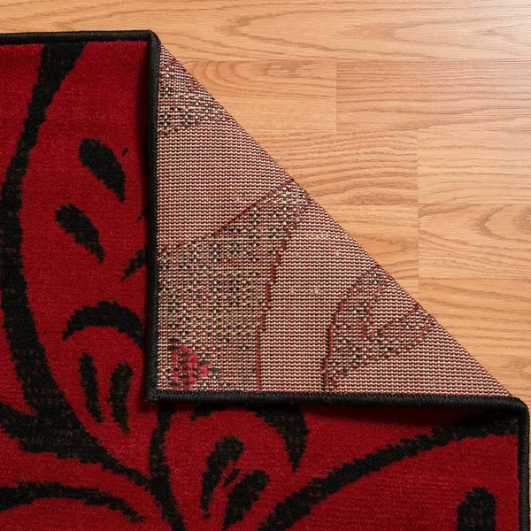 United Weavers Dallas Trouseau Red Area Rug 5&3x22 x 7&2x22