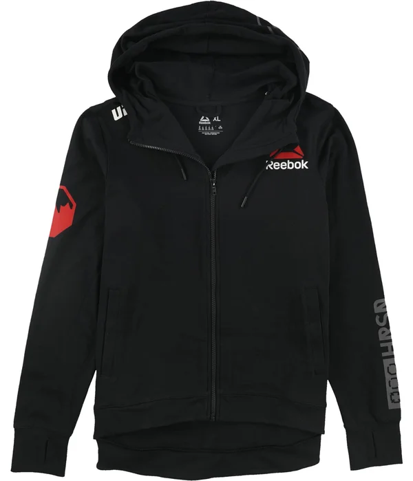 Reebok Women's UFC Fight Night Hoodie – Black