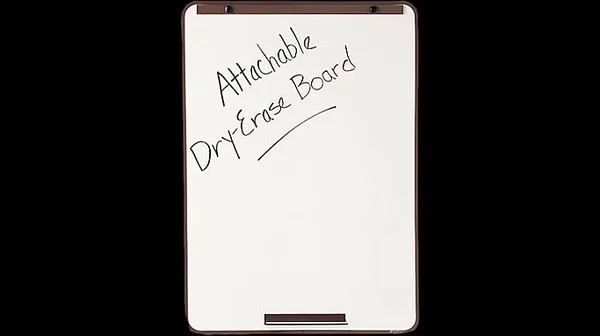 Quartet - Oval Dry-Erase Board - 29 x 40, Metallic