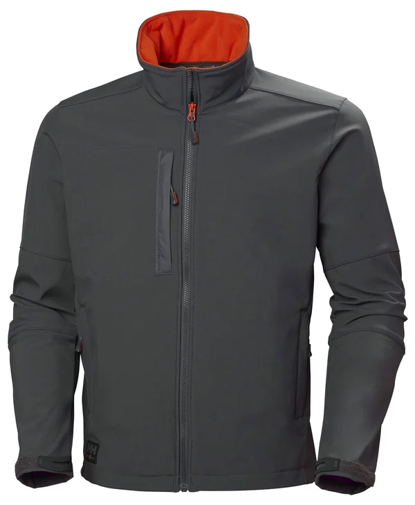Helly Hansen Men's Kensington Softshell Jacket Dark Grey - Large