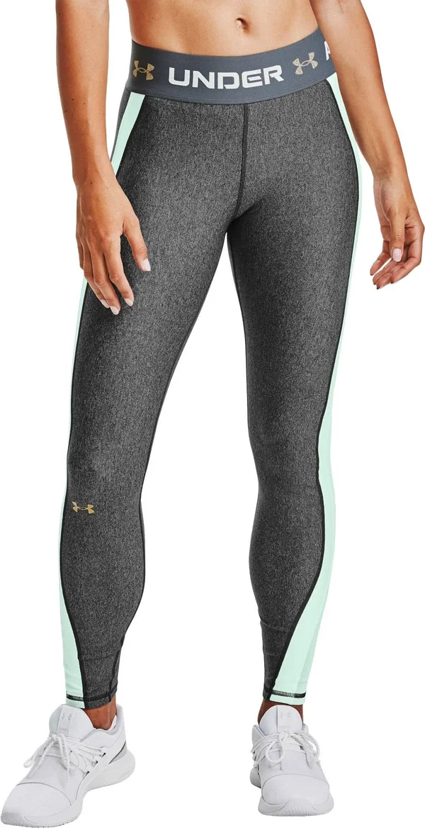Under Armour Women's HeatGear Armour Wordmark Waistband Leggings
