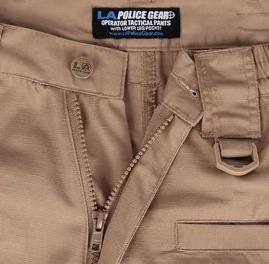 La Police Gear Men's Operator Pant with Lower Leg Pockets, Sierra, 40/36, Cotton/Polyester