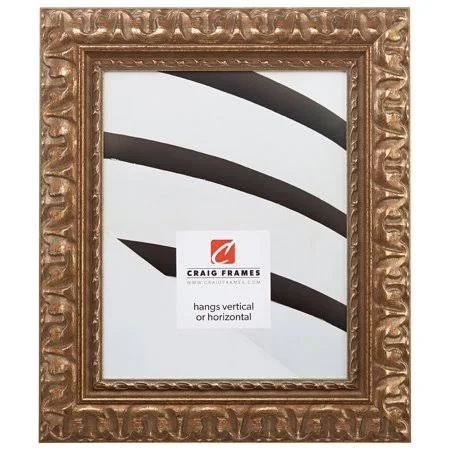 Craig Frames Bravada - Antique Bronze Ornate Picture Frame, 16 x 22 inch