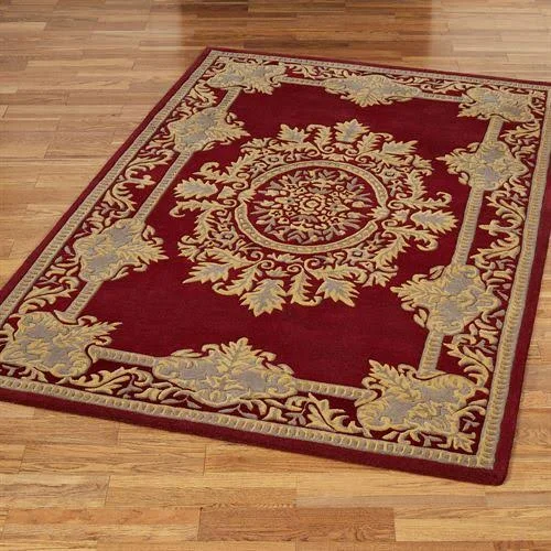 Belmont Rectangle Rug Ruby, 7&6x22 x 9&, Ruby