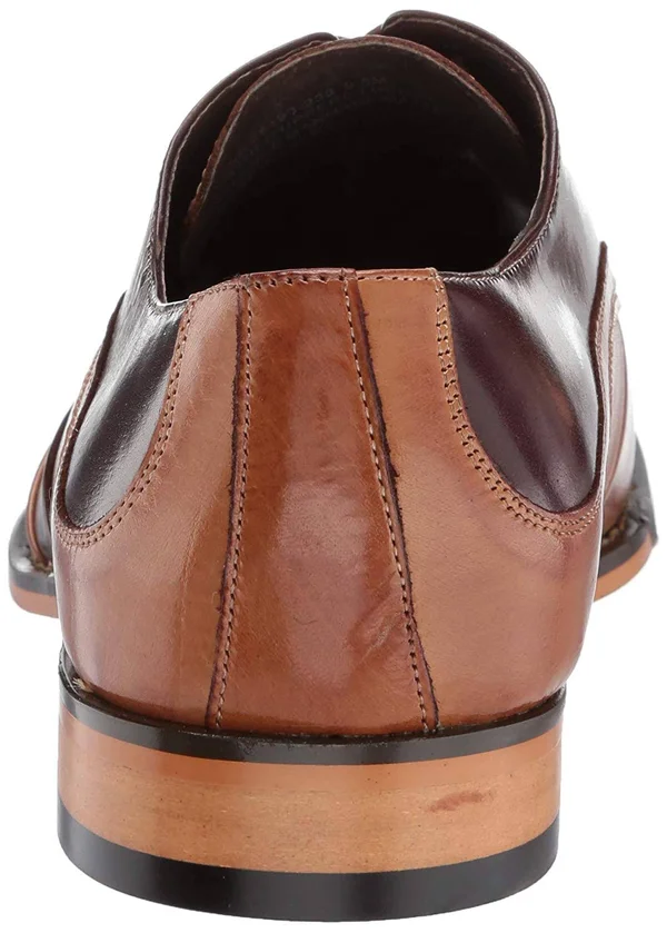 Stacy Adams Men's Talmadge Folded Vamp Oxford, Size: 8, Brown