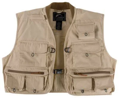White River Fly Shop Aventur1 Fly Vest - Tan - S