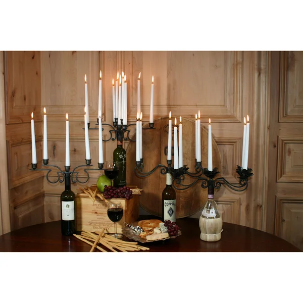Wine Bottle Candelabra - Contemporary (Tapered - 4-Arm)