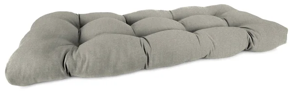 Jordan Manufacturing 9925PK1-5514D 44 in. Outdoor Wicker Loveseat Cushion Husk Texture Stone