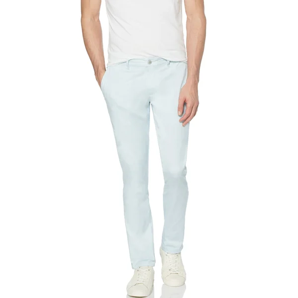 Original Penguin Men's Slim-Fit Premium Stretch Chinos - Ballad Blue